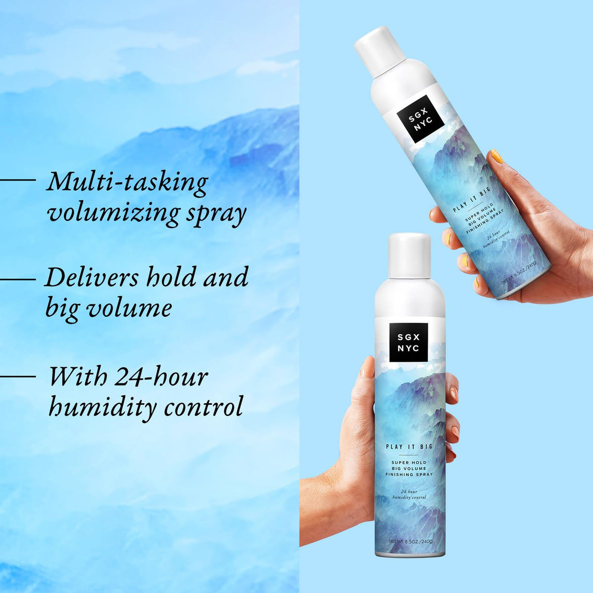 Volumizing Hair Spray with Coconut Oil 8.5 oz Y28875