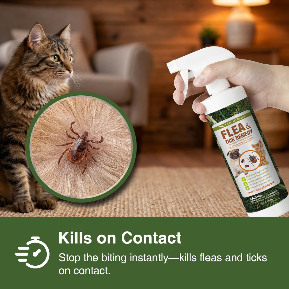 Flea & Tick Removal Spray 16oz F897119