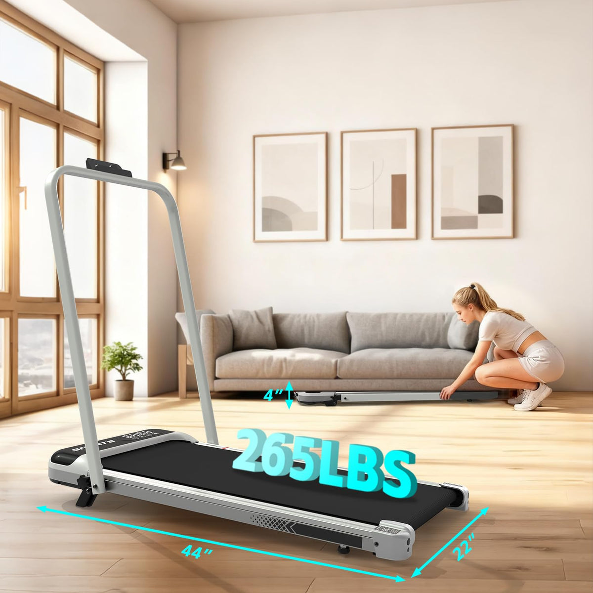 3 in 1 Under Desk Treadmill with Incline V136703