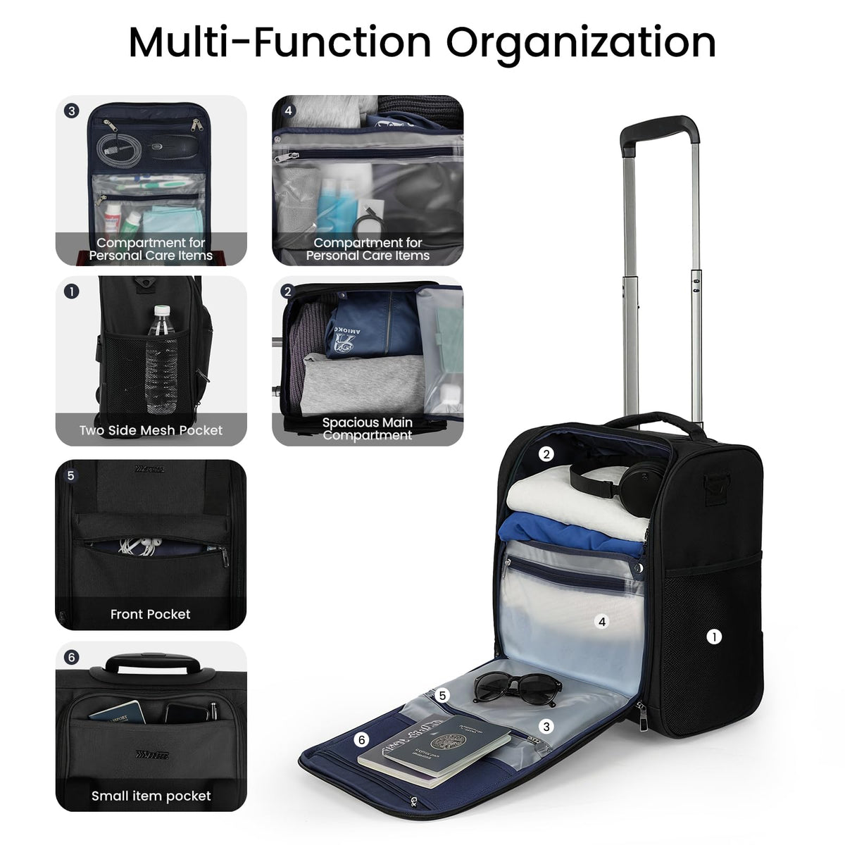 16" Softside Carry-On Luggage V120443