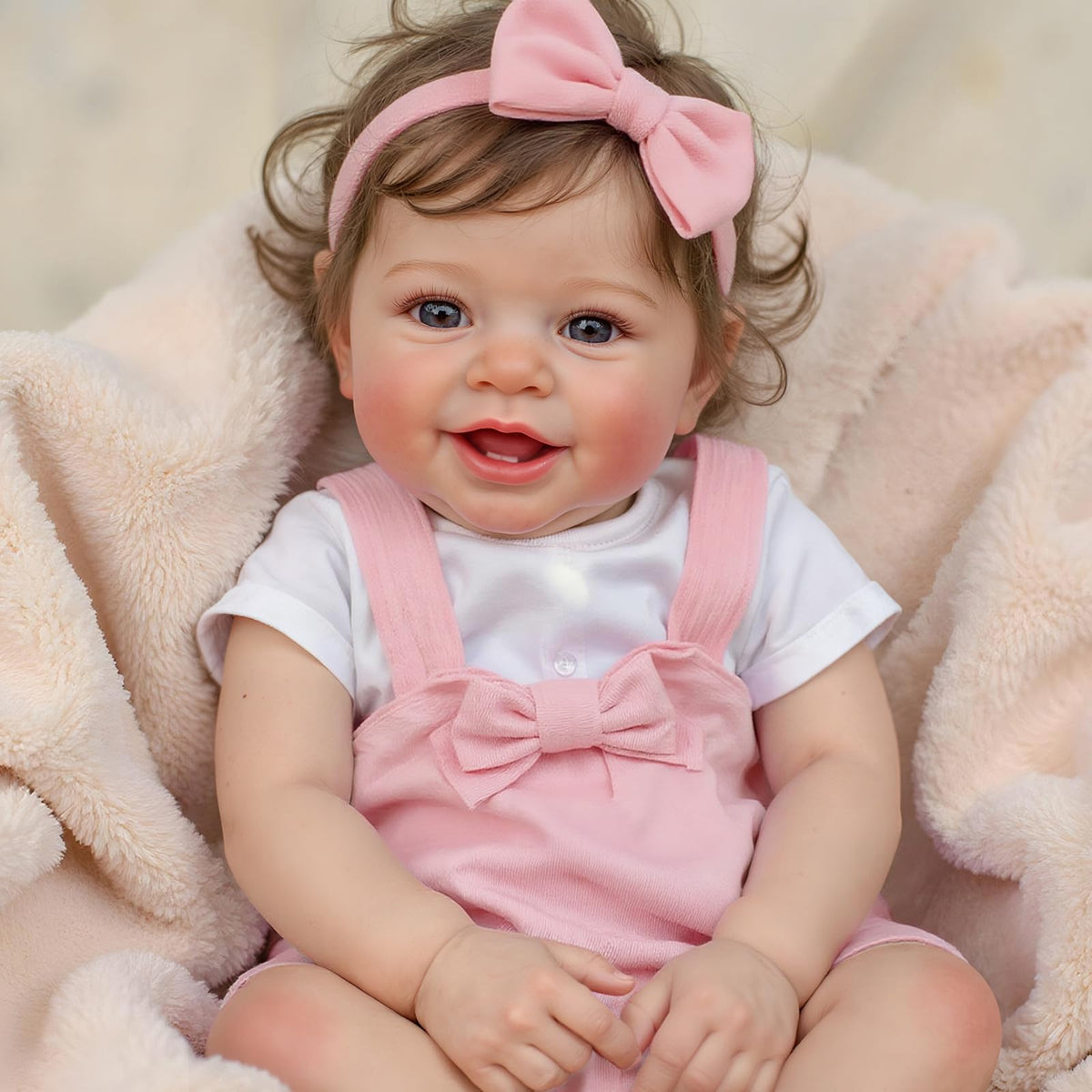 20 Inch Reborn Baby Dolls Girl with Rooted Hair O479546