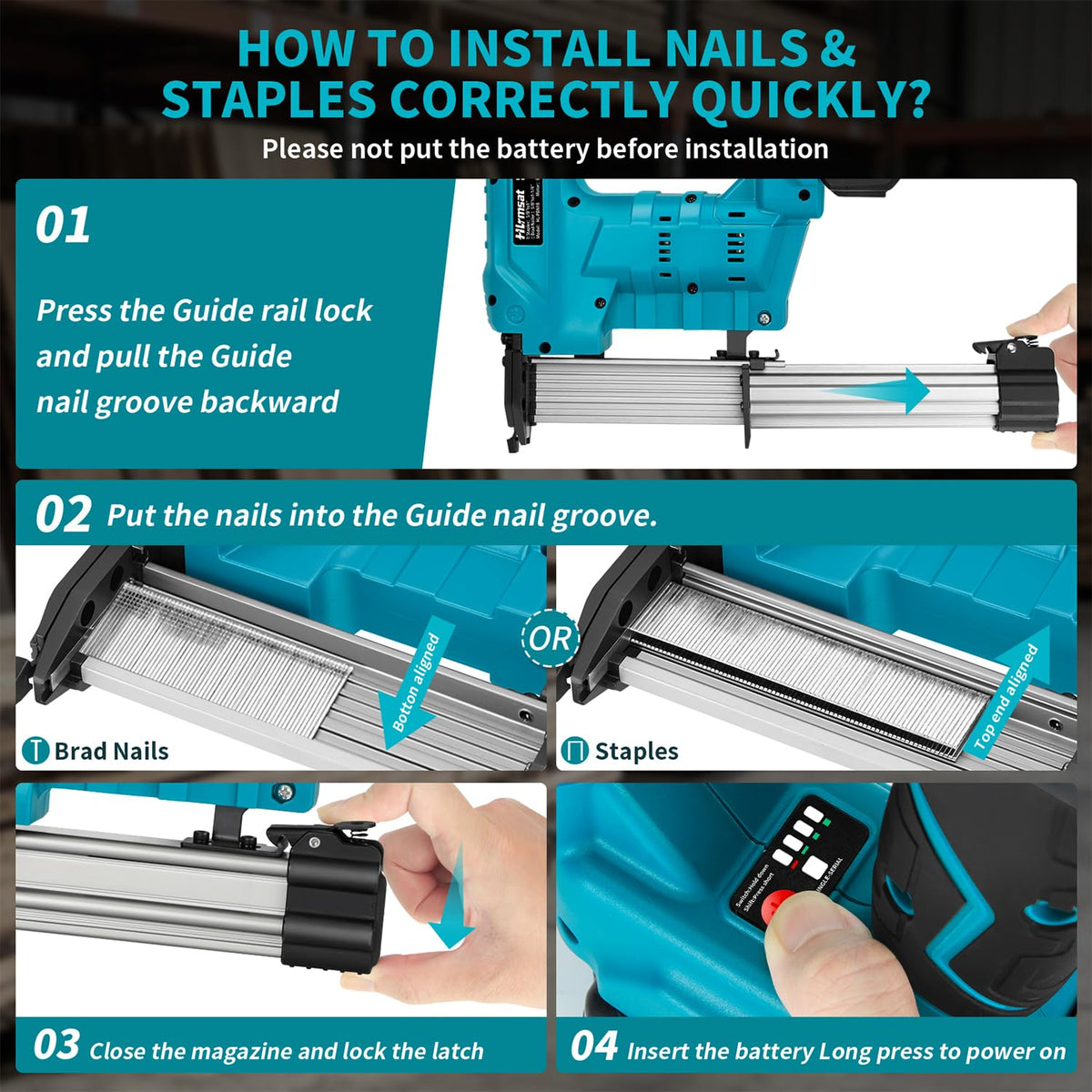 18 Gauge Cordless Brad Nailer Q340084