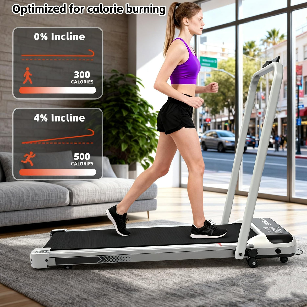 3 in 1 Under Desk Treadmill with Incline V136703