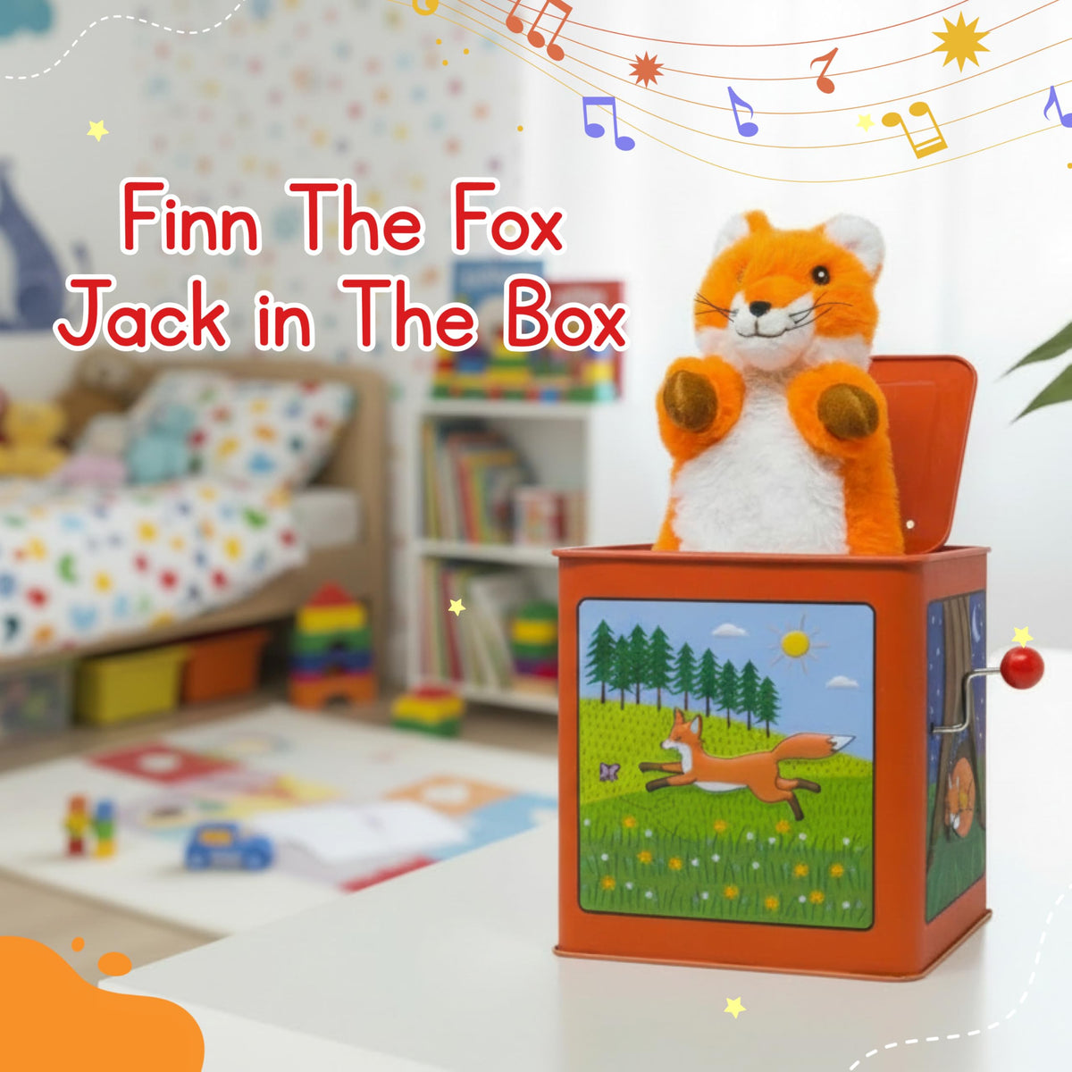 Plush Pop-Up Jack in the Box B25597