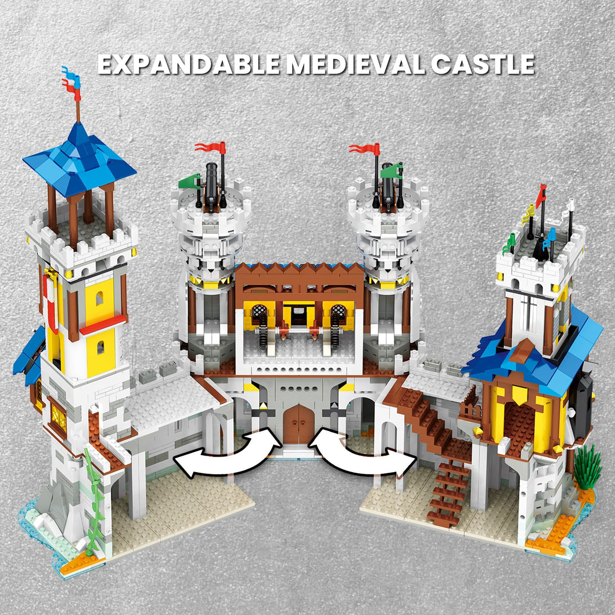 Medieval Castle Building Set with LED Light I24742