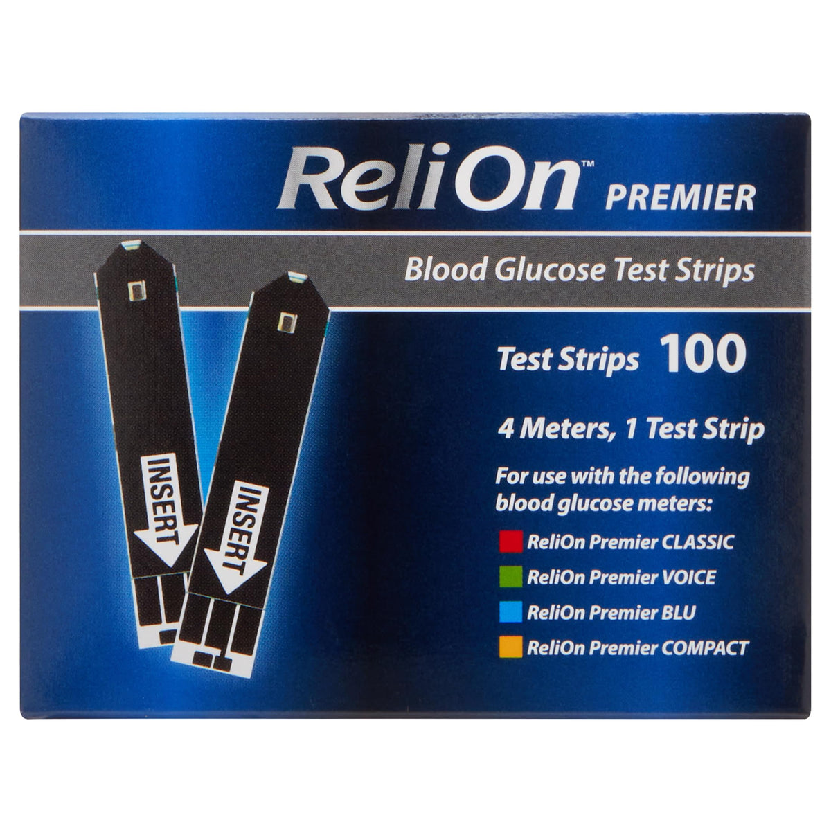Blood Glucose Test Strips 100 Count J751