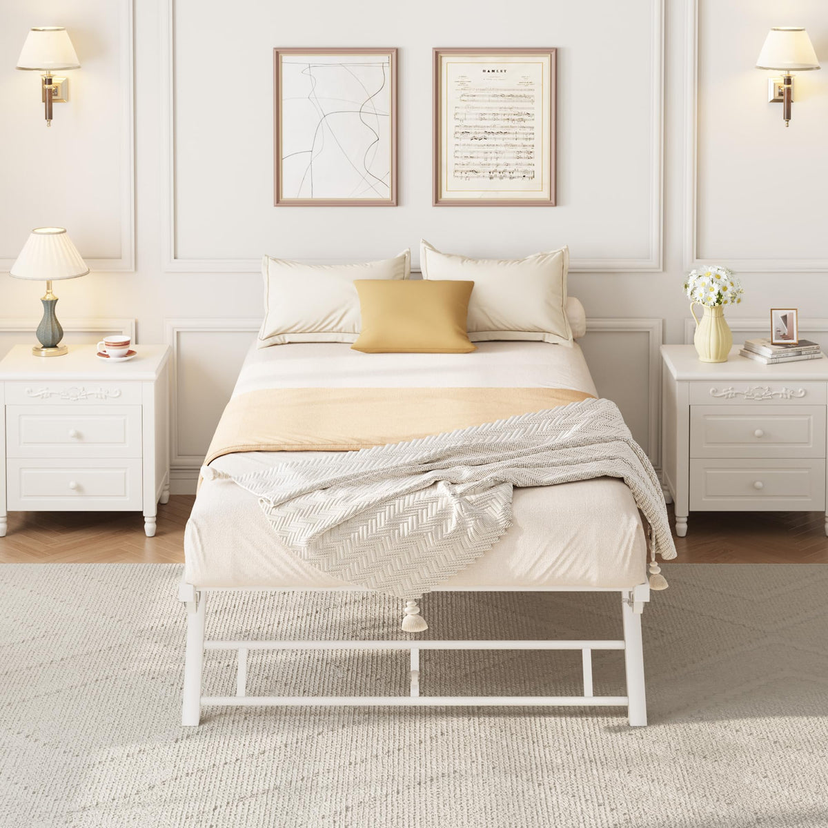 Twin Pop Up Trundle Bed V980