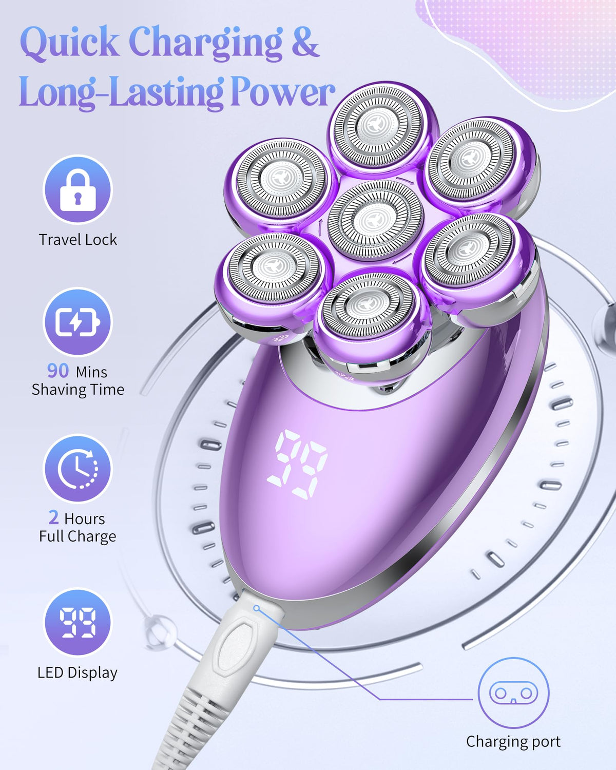 Cordless Electric Shaver for Women B4217
