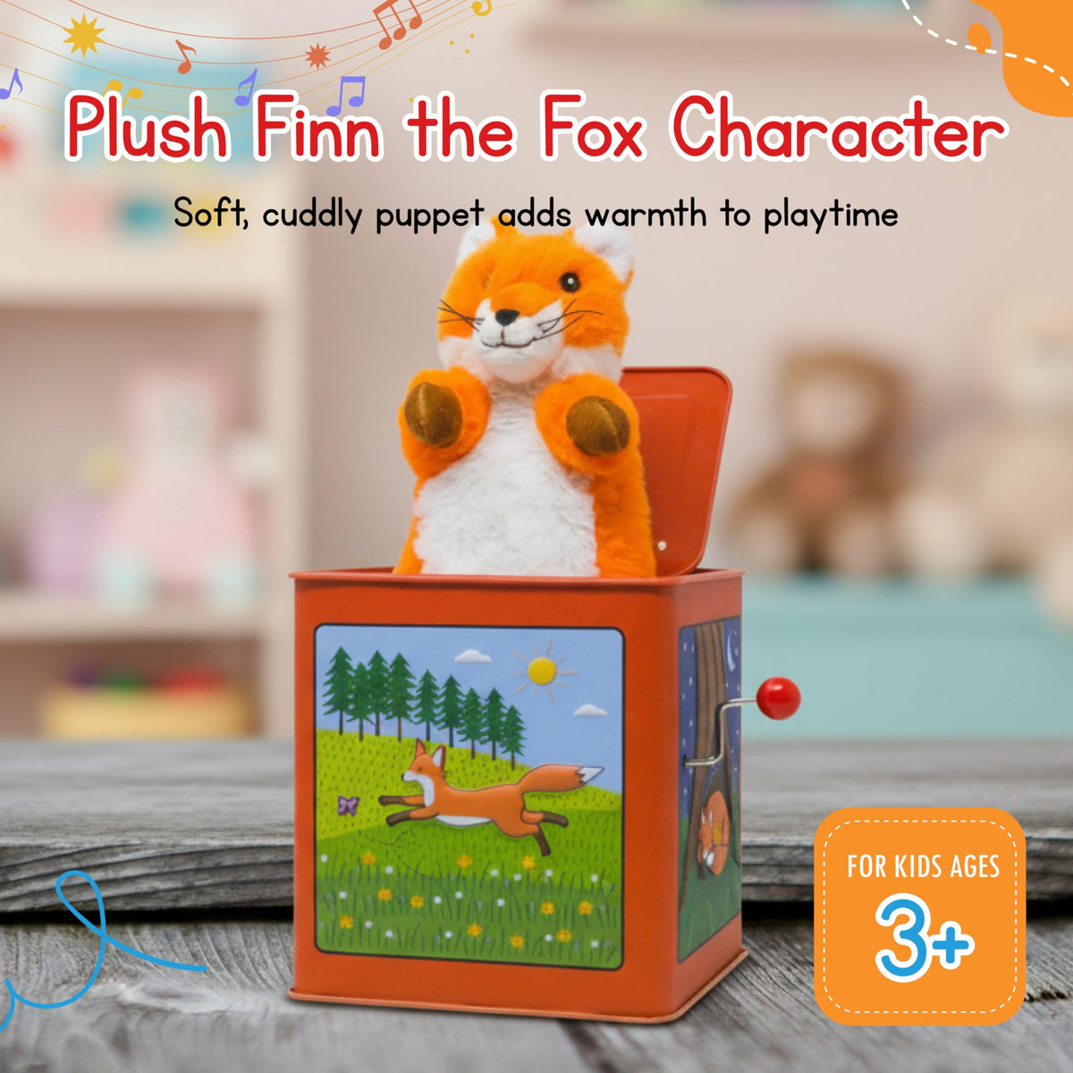 Plush Pop-Up Jack in the Box B25597