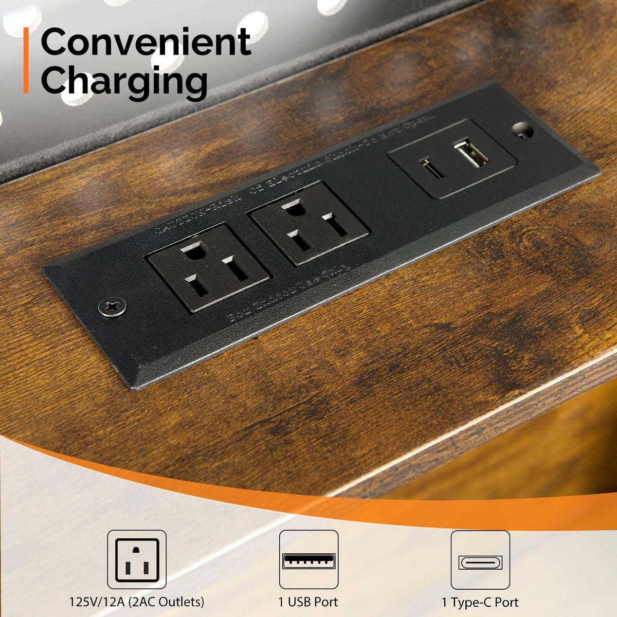 Black Twin Metal Floating Bed Frame with Charging Station and LED Lights N550