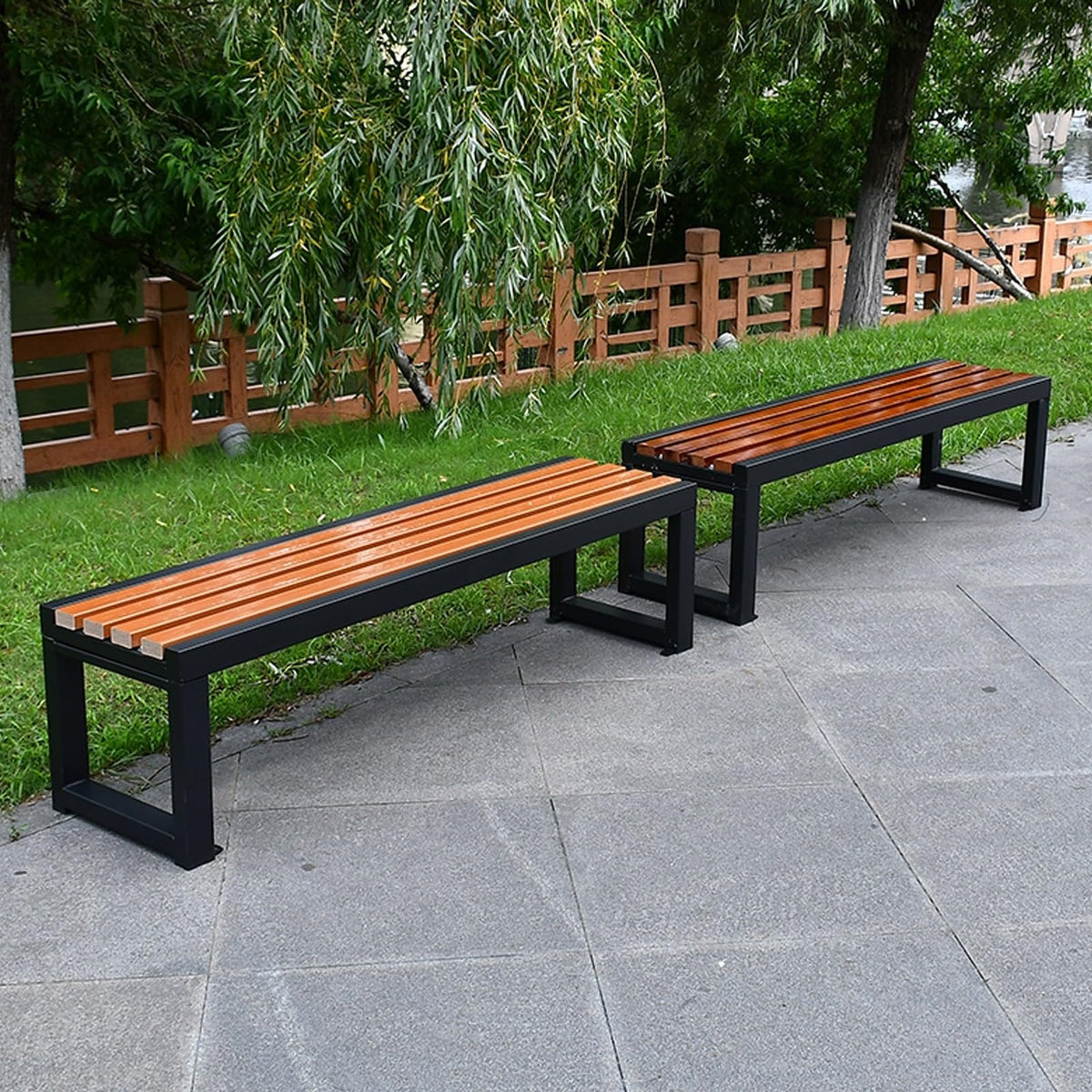 Cast Iron Outdoor Bench Z89989