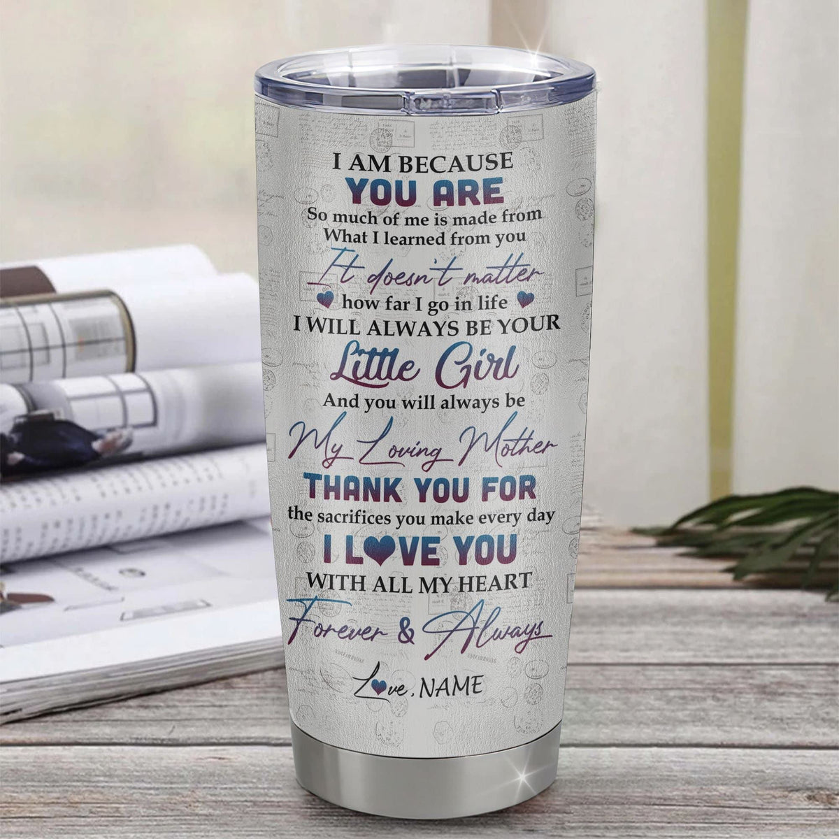 20oz Stainless Steel Tumbler Cup Q2845