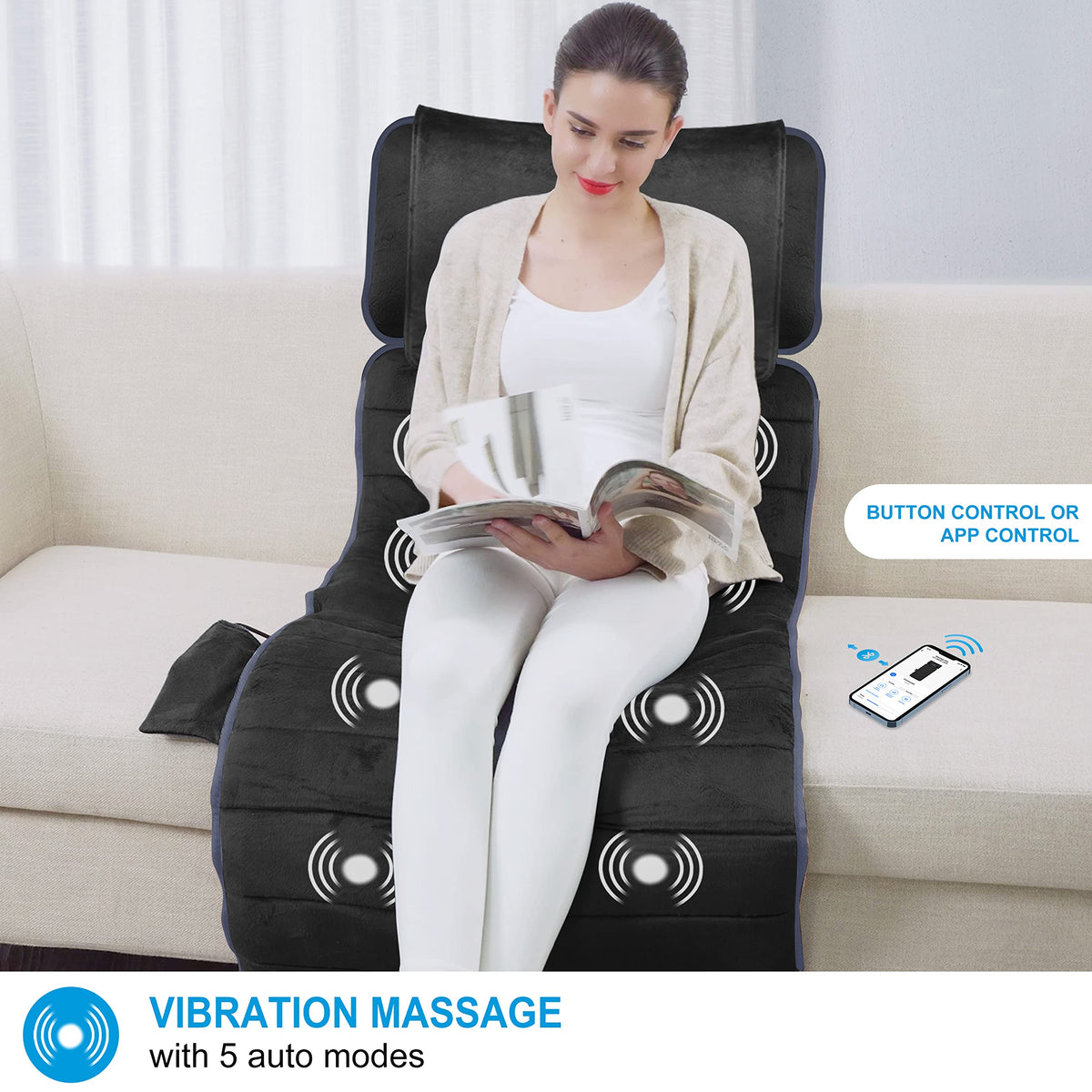 Full Body Massage Mat with Heat J84104