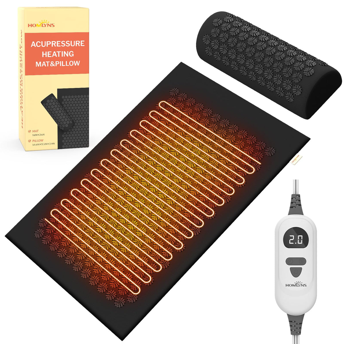 Heated Acupressure Mat F193