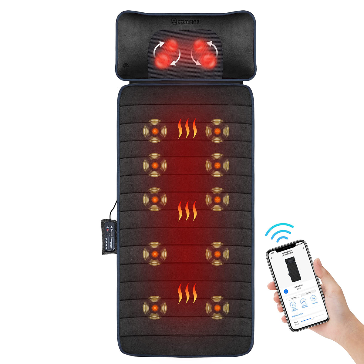Full Body Massage Mat with Heat J84104