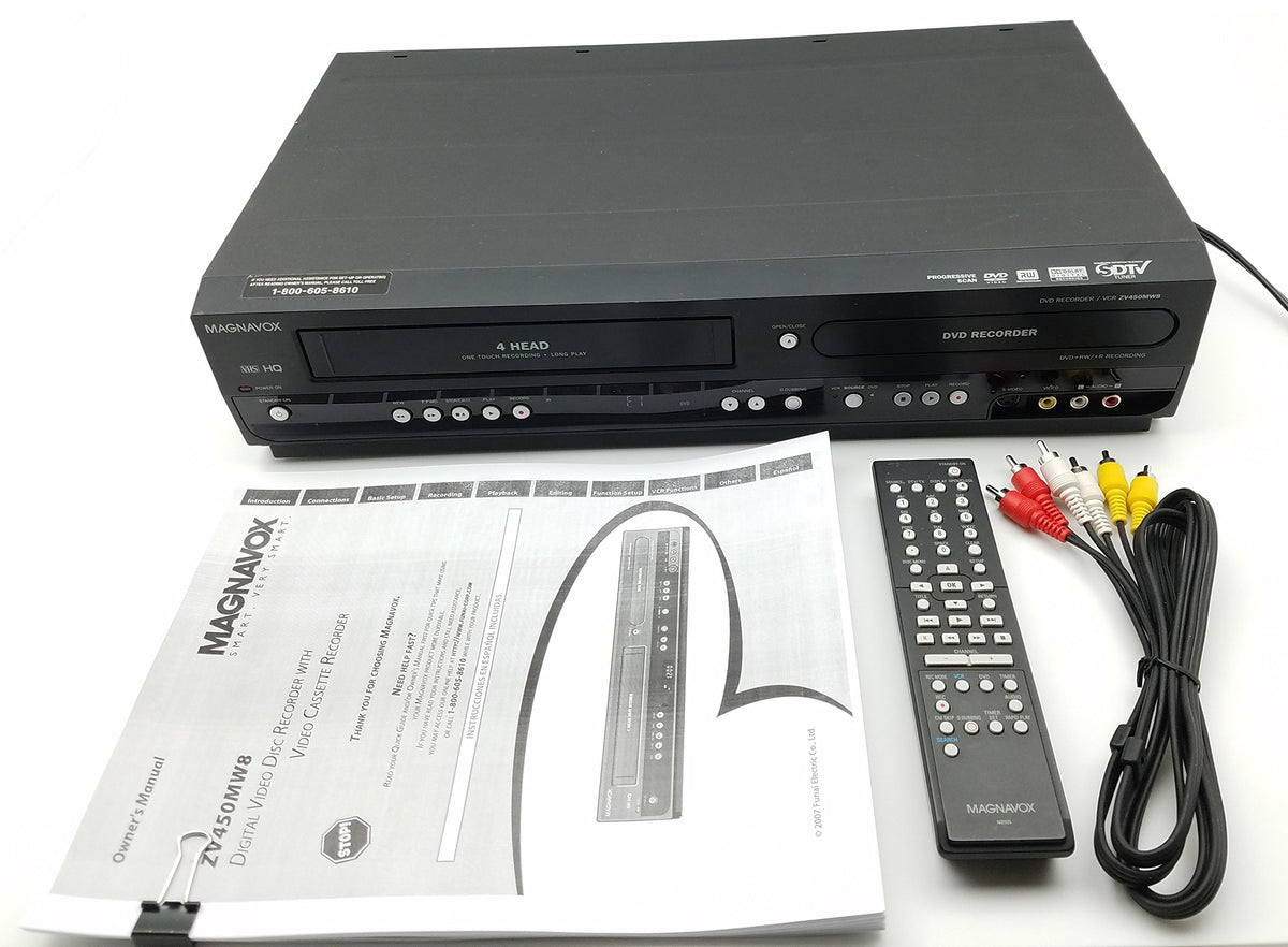 DVD Recorder and VCR Combo with Digital Tuner D820133