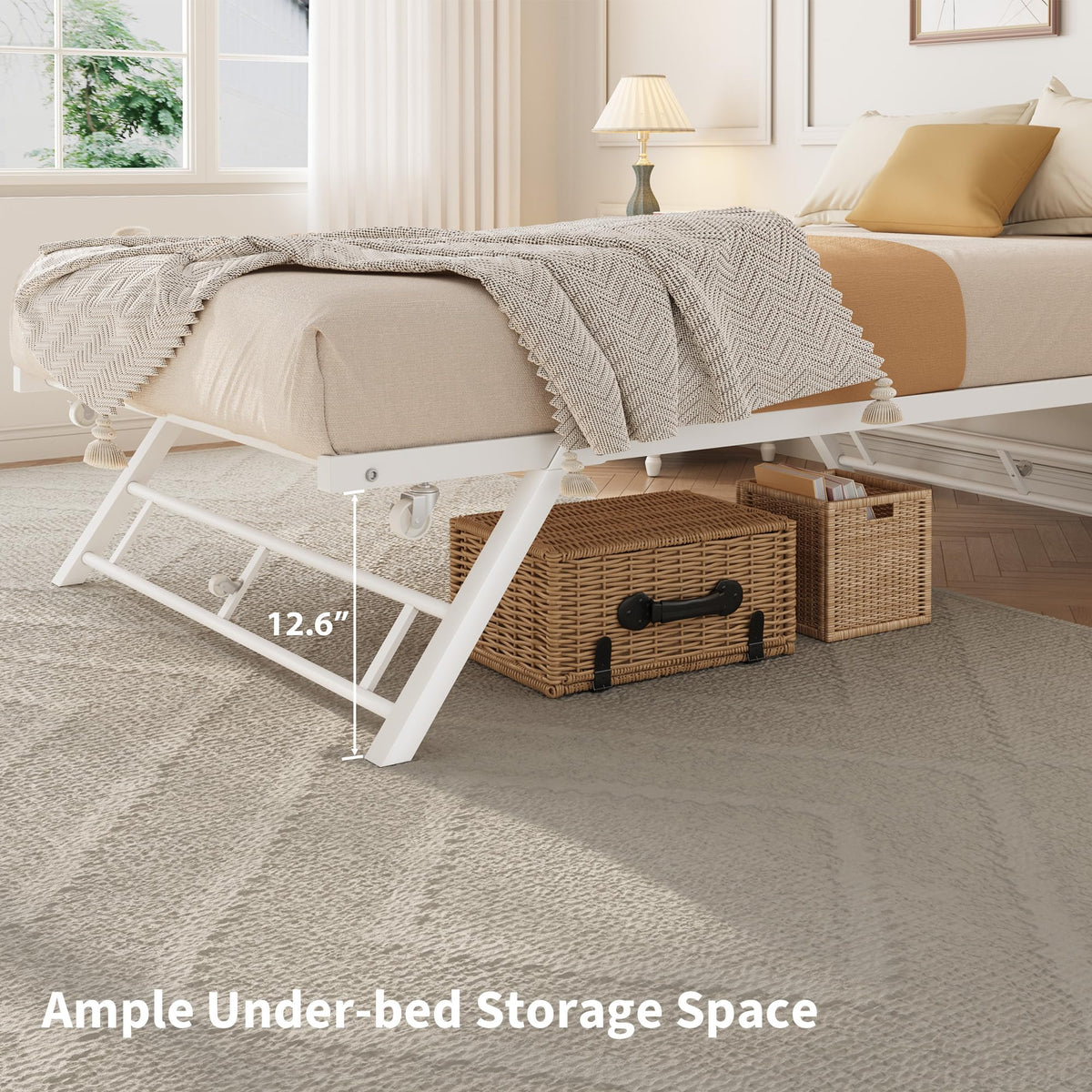 Twin Pop Up Trundle Bed V980